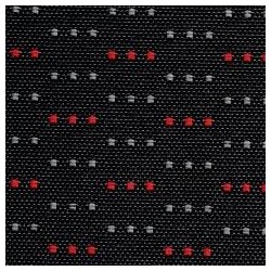 Materiał Citroen 16116 RED GREY BLACK 